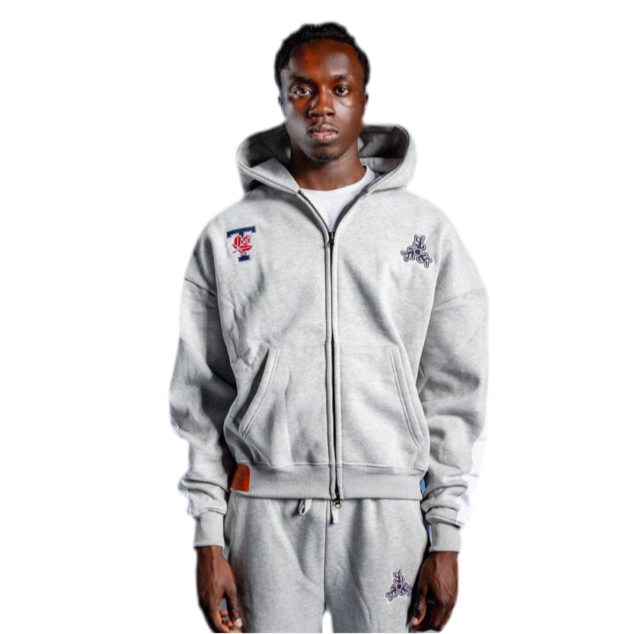 トップス soundsports Zip Up Gray XL c56ba9de124325f3df47356484eba6