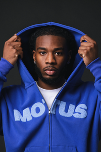 Cobalt Blue Zip Up
