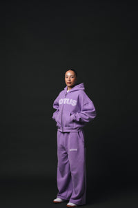 Lavender Zip Up