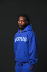 Cobalt Blue Zip Up