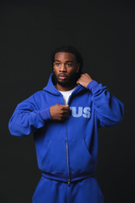 Cobalt Blue Zip Up