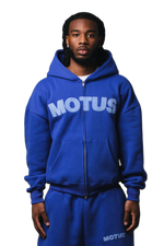 Cobalt Blue Zip Up