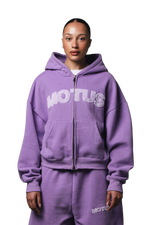 Lavender Zip Up