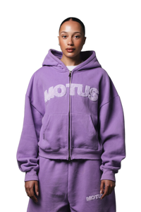Lavender Zip Up