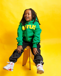 Kids Green Hoodie